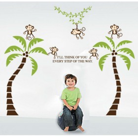 Lovely Monkeys Wall Sticker